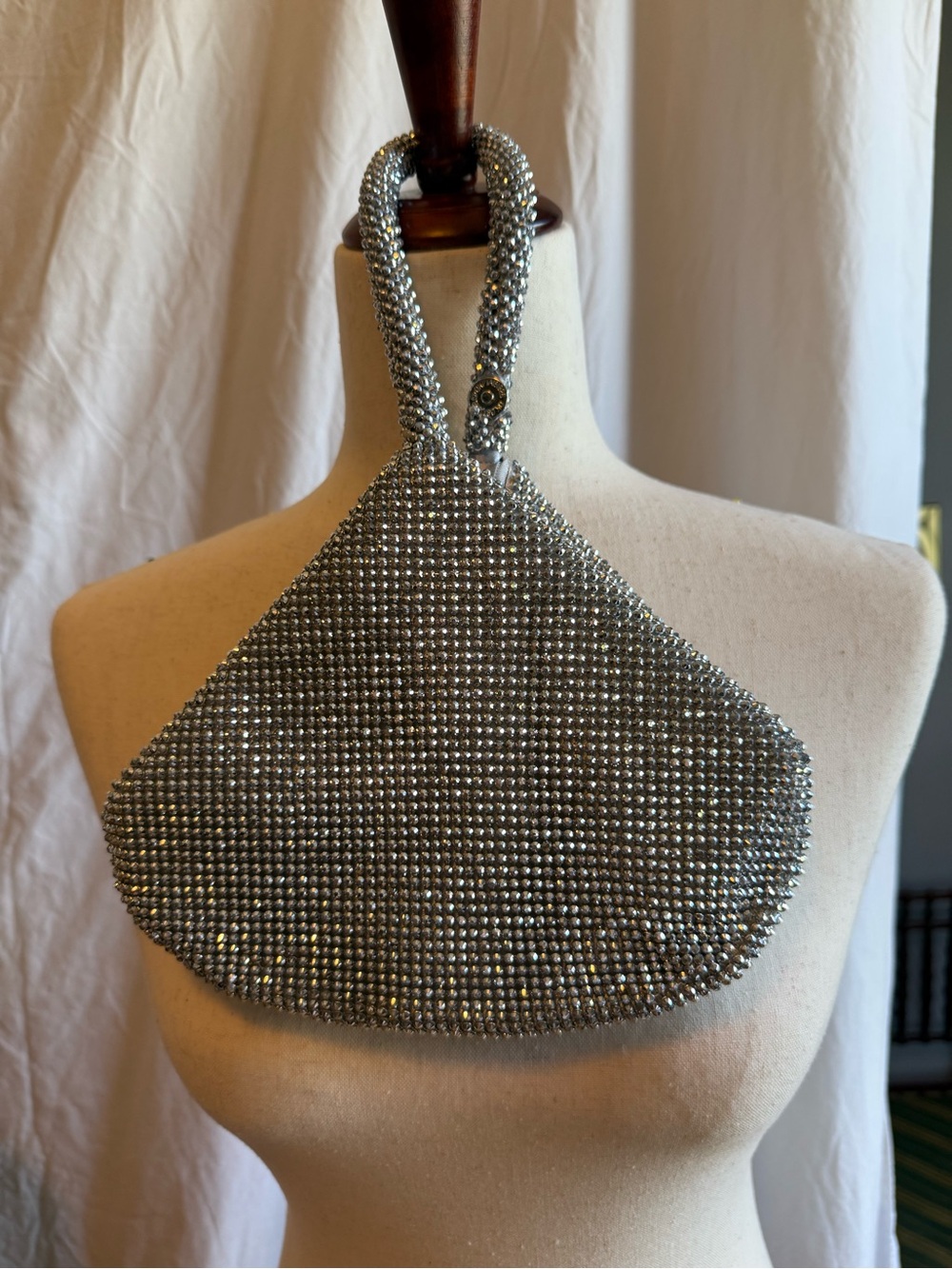 Macy’s INC International Concepts Doris Sparkle Mesh Wristlet